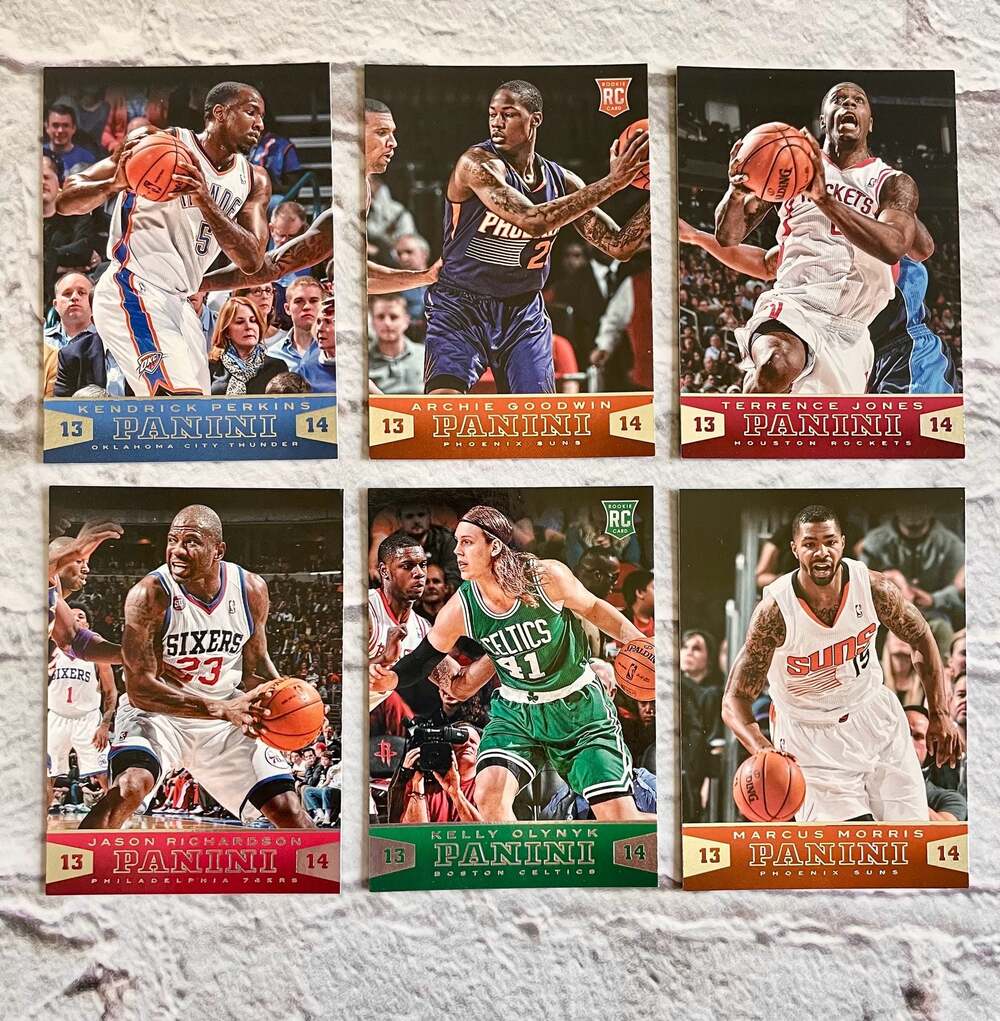 2013-14 Panini NBA Basketball Trading Card Lot of 6